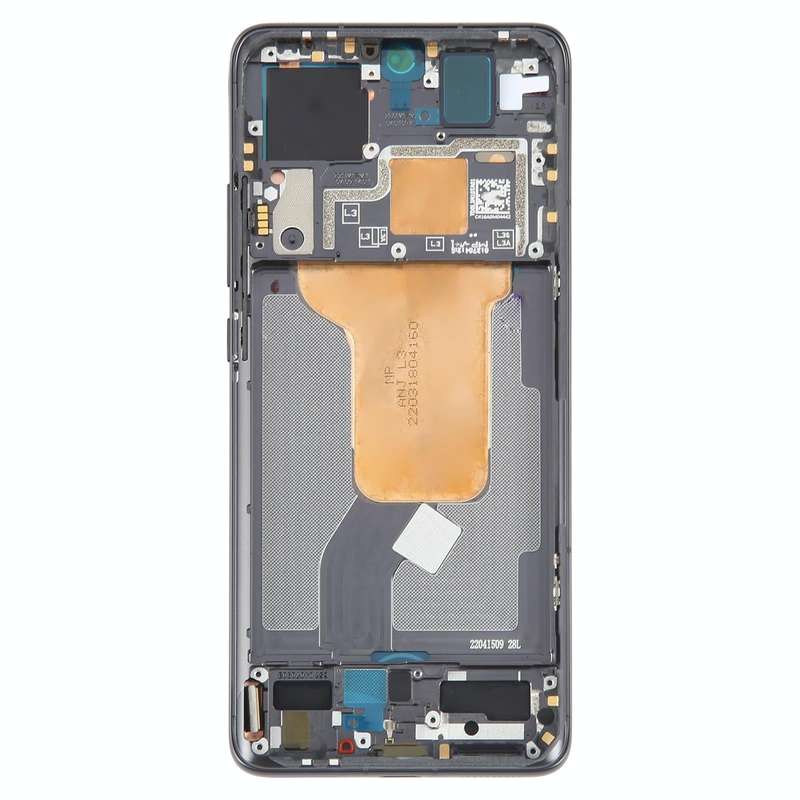 For Xiaomi 12 Original AMOLED Material LCD Screen Digitizer Full Assembly with Frame (Black)