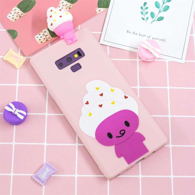 For Galaxy Note 9 Shockproof Cartoon TPU Protective Case(Ice Cream)