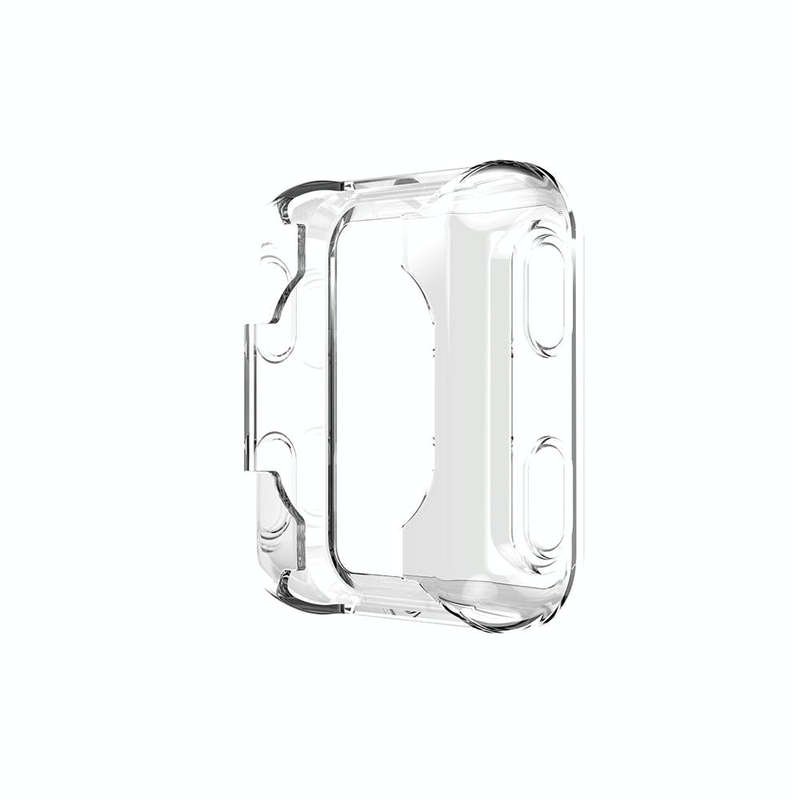 For Garmin Forerunner 35 / 30 TPU Half-pack Candy Color Protective Case(Transparent)