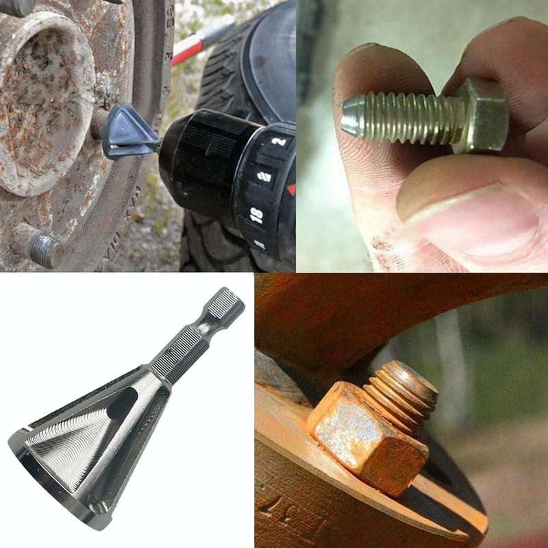 Stainless Steel Deburring External Chamfer Tool High Strength Hardness Drill Bit Remove Burr Hexa...