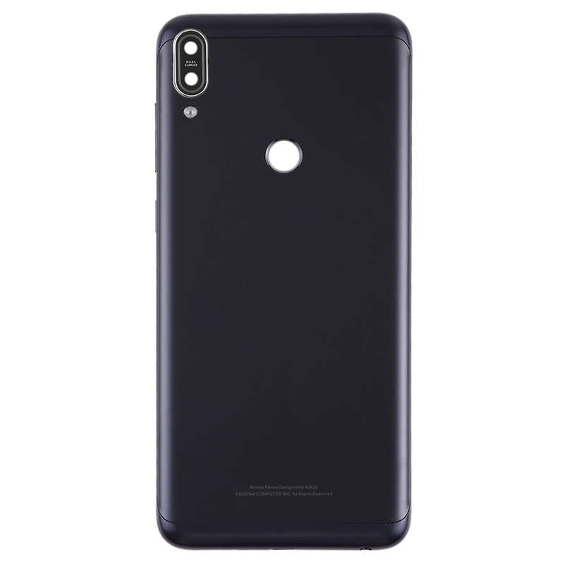 Back Cover with Camera Lens & Side Keys for Asus Zenfone Max Pro (M1) / ZB601KL(Black)