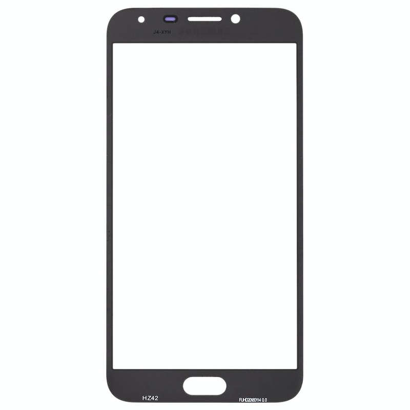 For Samsung Galaxy J4 (2018) 10pcs Front Screen Outer Glass Lens (Blue)