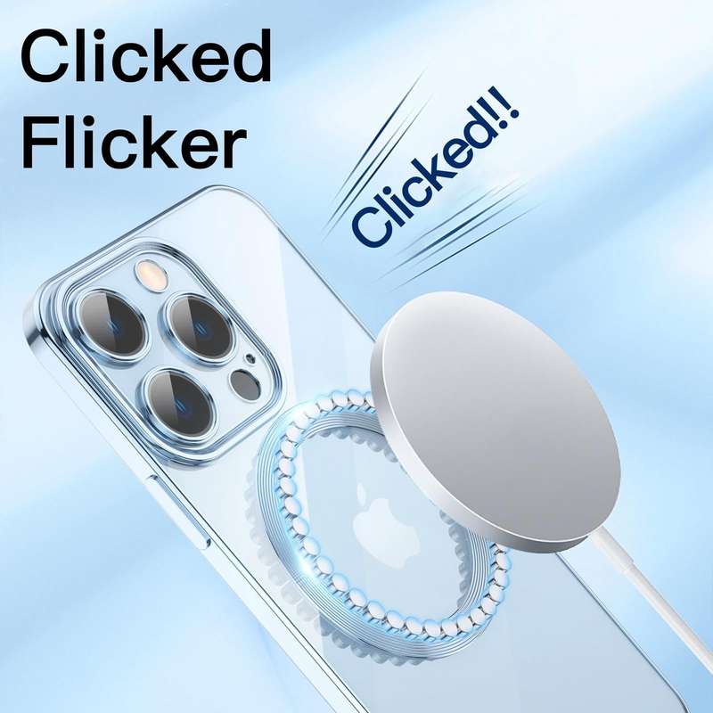 For iPhone 15 Pro Lens Protector MagSafe Electroplated Phone Case(Sierra Blue)