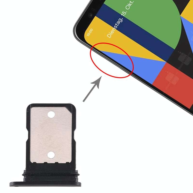 SIM Card Tray for Google Pixel 4 / Pixel 4XL(Black)