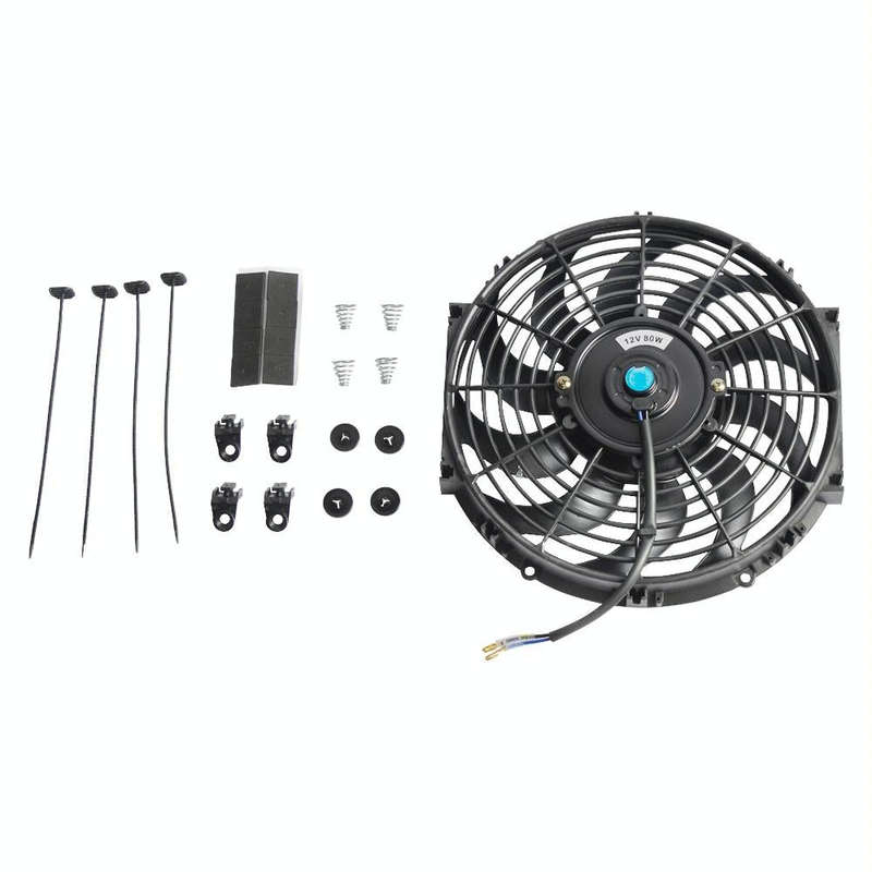 12 inch 12V 80W Car Powerful Transmission Oil Cooling Fan with Mounting Accessorie