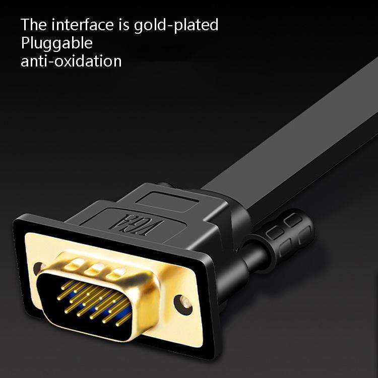 10m JH HV10 1080P HDMI to VGA Cable Projector TV Box Computer Notebook Industrial Display Adapter...