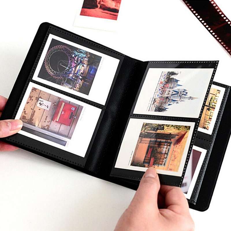 LOVEYOU Words Cover Standard Mini Photo Album Book, Specification:3 inch 64 Sheets(Pink)