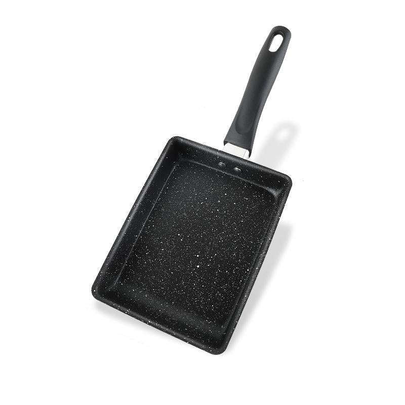 JBY-6658 Small Frying Pan Tamagoyaki Pan Maifanshi Non-Stick Frying Pan Square Omelette Pan,Size:...
