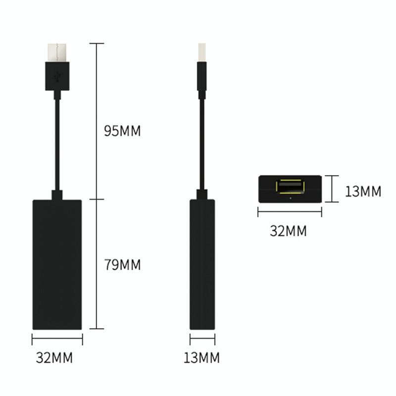 Car Android Navigation Android / iOS Carplay Module Auto Smart Phone USB Carplay Adapter (White)