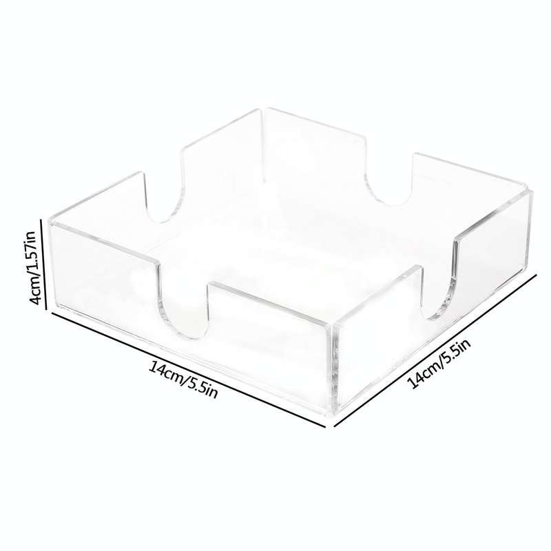 YX011 Transparent Acrylic Napkin Stand