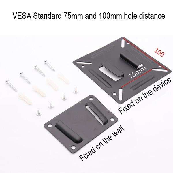 Universal Photo Frame Wall Mount Bracket, Support Below 18.5 inch LED LCD Flat Screen Monitor(Black)