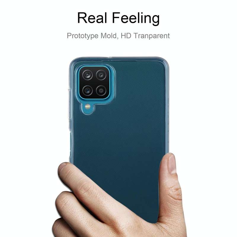 For Samsung Galaxy A12 0.75mm Ultra-thin Transparent TPU Soft Protective Case