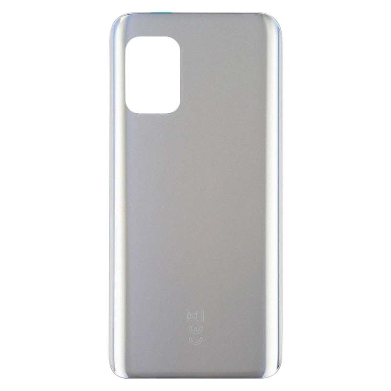 Glass Battery Back Cover with Adhesive for Asus Zenfone 8 ZS590KS(Frosted Silver)