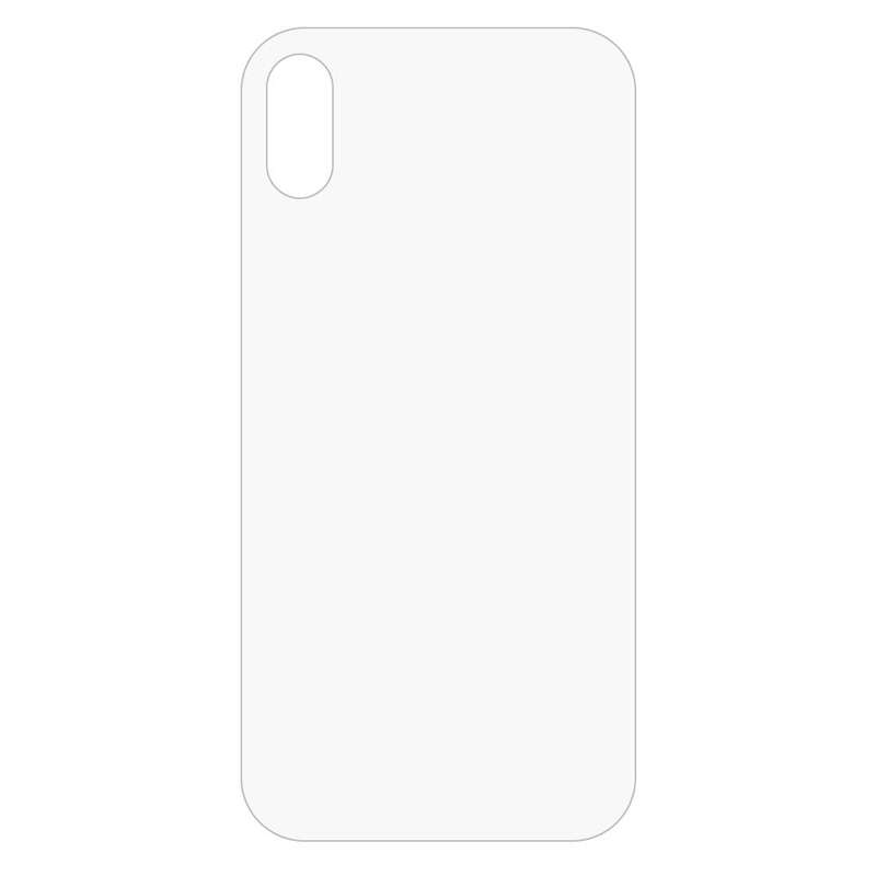 For iPhone X / XS Transparent Tempered Glass Back Screen Protector