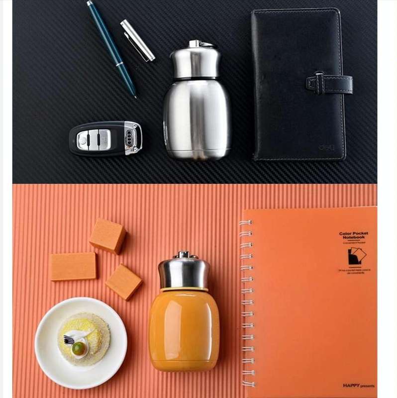 Mini Cute Coffee Vacuum Flasks Thermos Stainless Steel Cup Travel Drink Water Bottle Thermoses Mu...