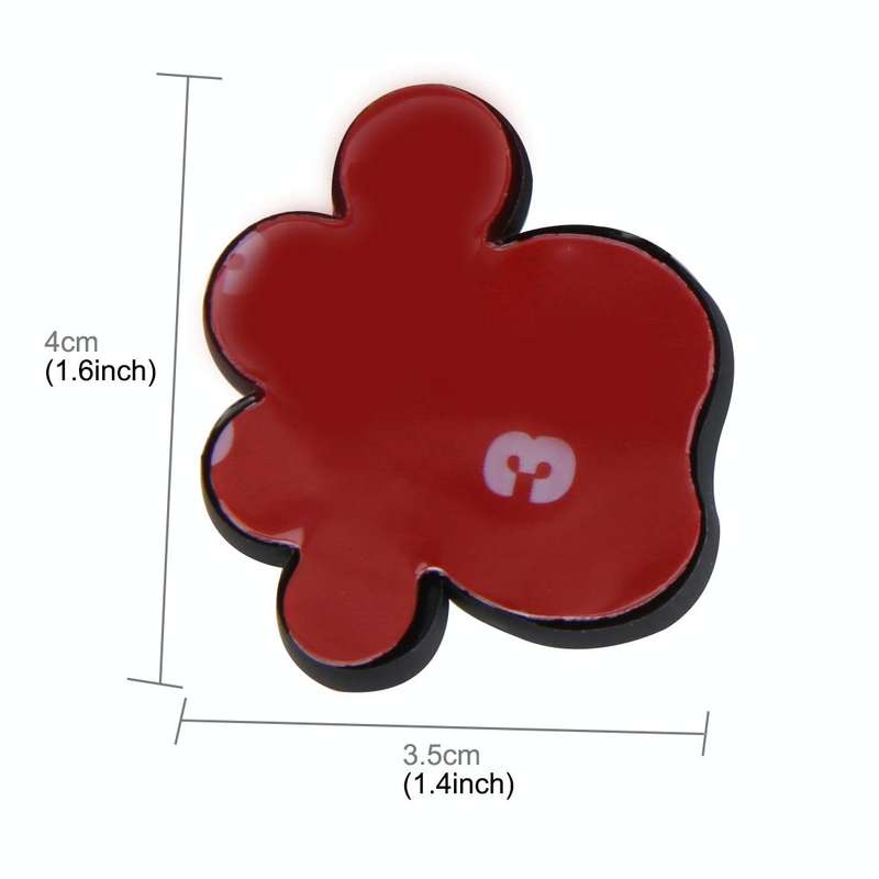 4 PCS Dog Footprint Shape Cartoon Style PVC Car Auto Protection Anti-scratch Door Guard Decorativ...