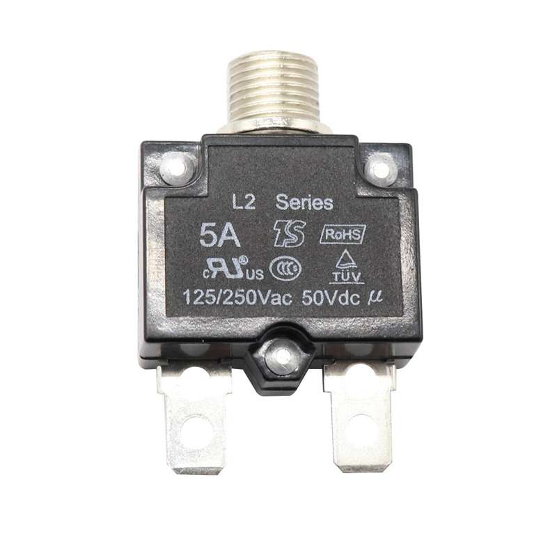 L2 Series 50V Car Overload Protector Manual Reset DC Circuit Breaker with Waterproof Cover, Curre...