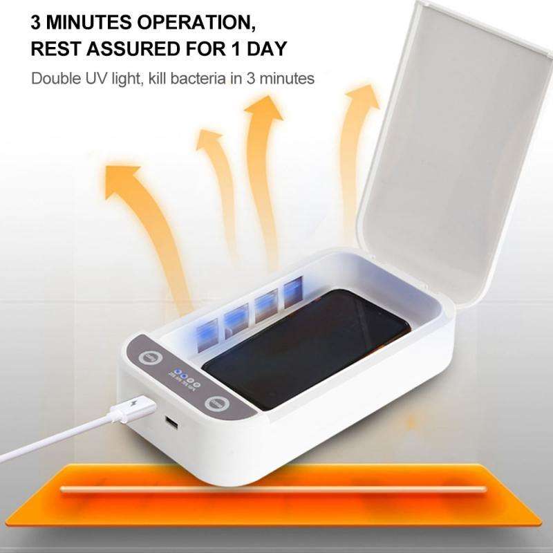 UV Sterilization Multifunctional Mask Cleaner Personal Disinfection Cabinet with Aromatherapy
