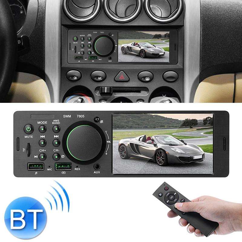 7805 4.1 inch Universal Car Radio Receiver MP5 Player, Support FM & Bluetooth & TF Card with Remo...
