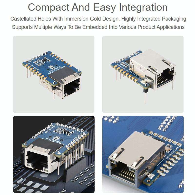 Waveshare UART TO ETH (B) TTL UART To Ethernet Mini Module