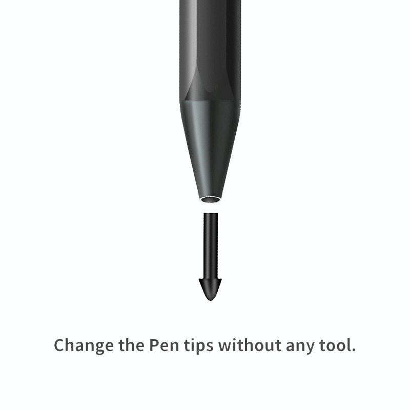 For Lenovo Tab P11 Pro Rechargeable 11.5 Inch TB-J706F Pressure Touch Pen(Silver)