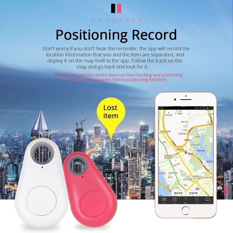 Keyfinder Wallet Dog Cat kids GPS locator anti lost keychain Smart Search Bluetooth Tracker Tag(B...