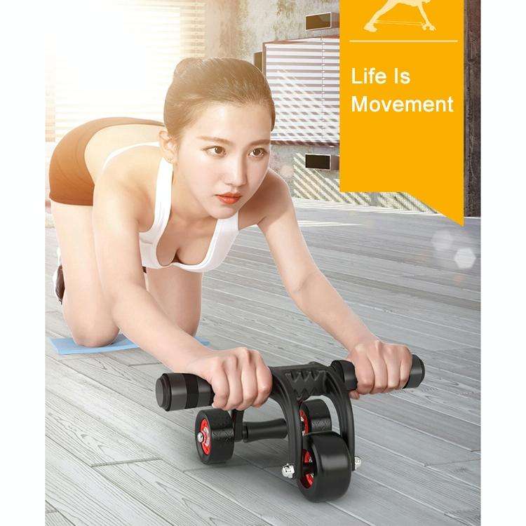 Three Wheels Abdominal Roller Round Home Office Outdoor Mute Fitness Equipment Sports for Man / W...