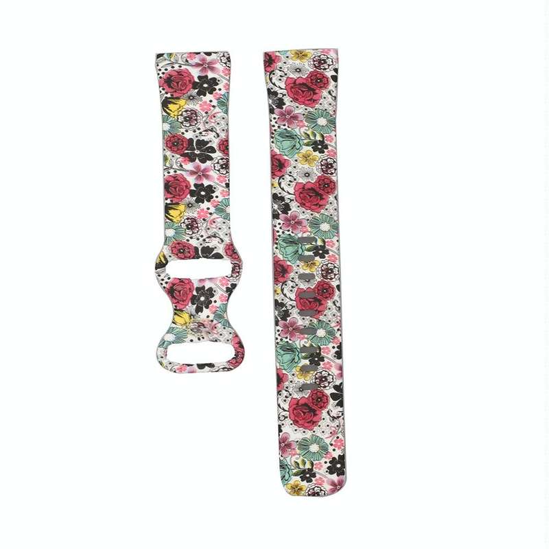 For Fitbit Versa 3 Printing Watch Band, Size: S (K)