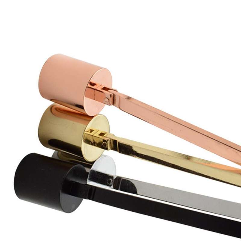 Candle Extinguisher Cover Candle Candle Hood Candle Candle Scent Candle Tool, Color:Rose gold