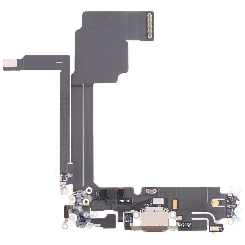 For iPhone 15 Pro Max Original Charging Port Flex Cable (Titanium Color)