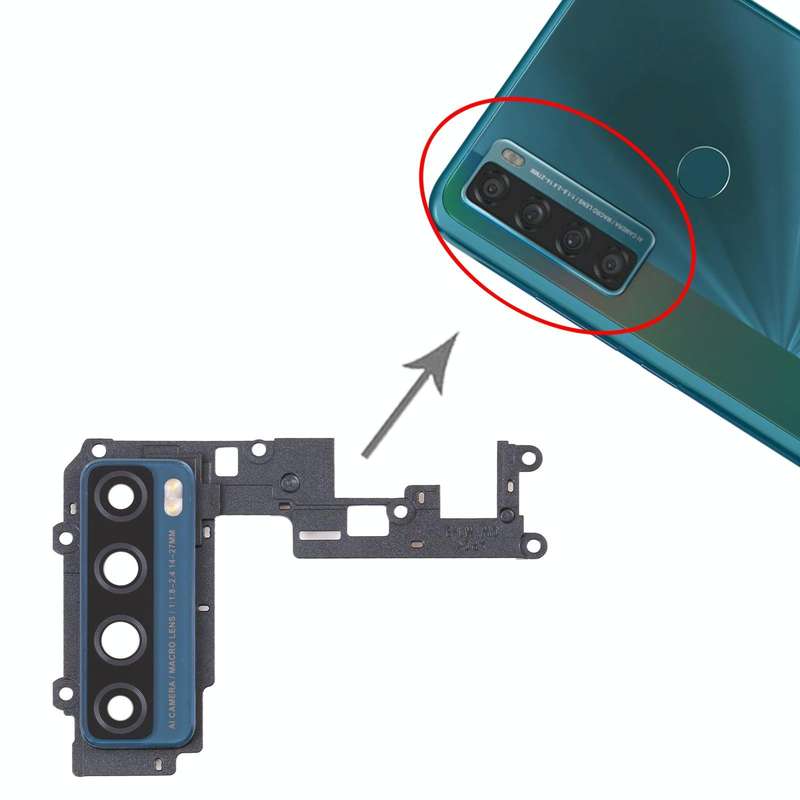 For TCL 20 SE Camera Lens Cover(Green)