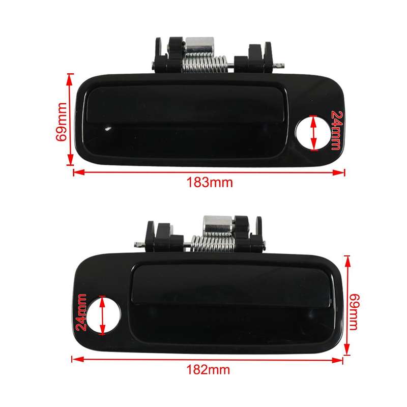 A7770 1 Pair Car Front Outside Door Handle 69210-AA010 for Toyota Camry 1997-2001