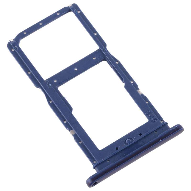 SIM Card Tray + SIM Card Tray / Micro SD Card Tray for Huawei Honor 9X / Honor 9X Pro(Blue)