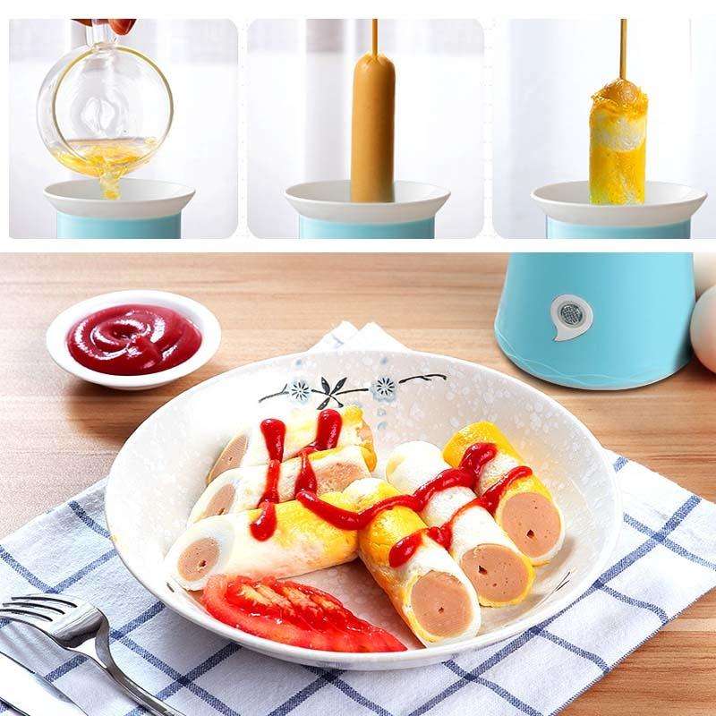 SANXINGKEJI Household Multifunctional Egg Cup Boiled Egg Roll Machine, CN Plug