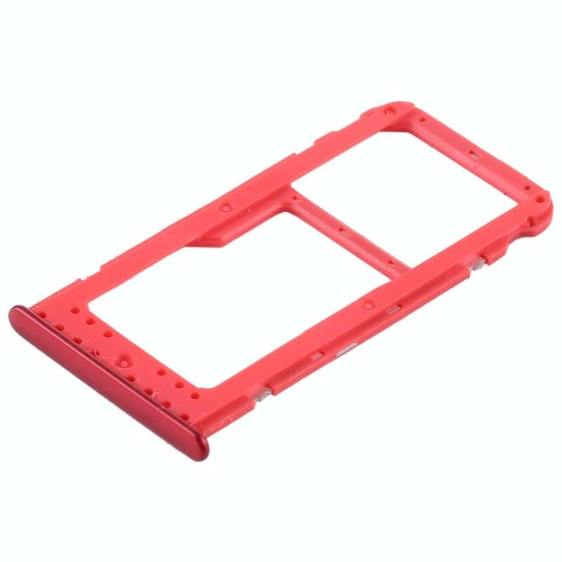 SIM Card Tray + SIM Card Tray / Micro SD Card Tray for Huawei Honor V9 Play (Red)