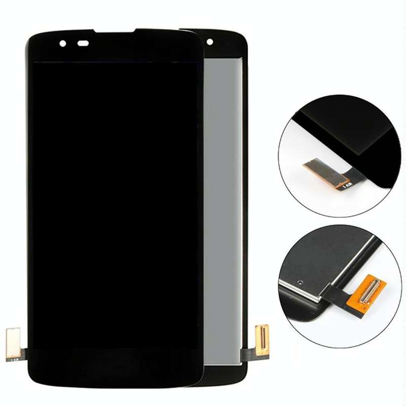 TFT LCD Screen for LG K8 (2016)Digitizer Full Assembly with Frame(Black)