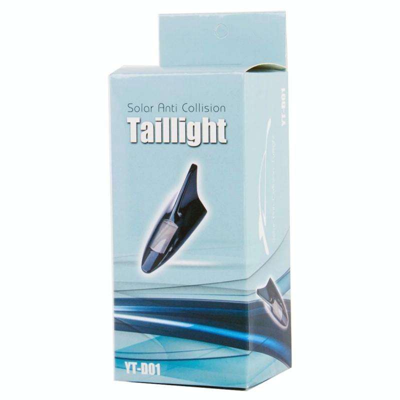 Solar Shark Fin High-positioned Alarm Light(Silver)