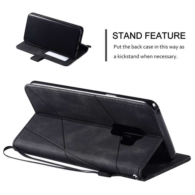 For Samsung Galaxy S9 Plus Skin Feel Splicing Horizontal Flip Leather Case with Holder & Card Slo...