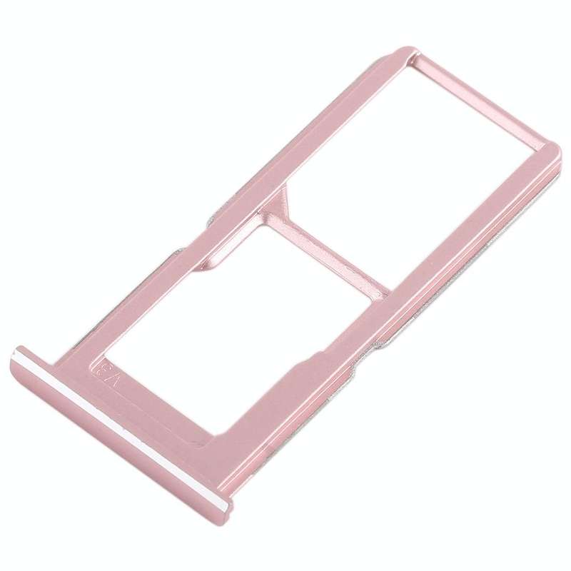 For Vivo V3Max SIM Card Tray + SIM Card Tray / Micro SD Card Tray (Rose Gold)