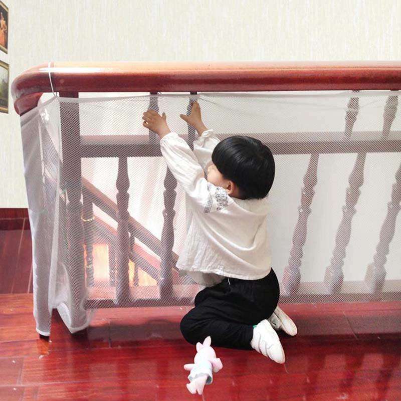 3m Thickening Safety Cope Braided Balcony Stair Safety Net for Child(Blue)
