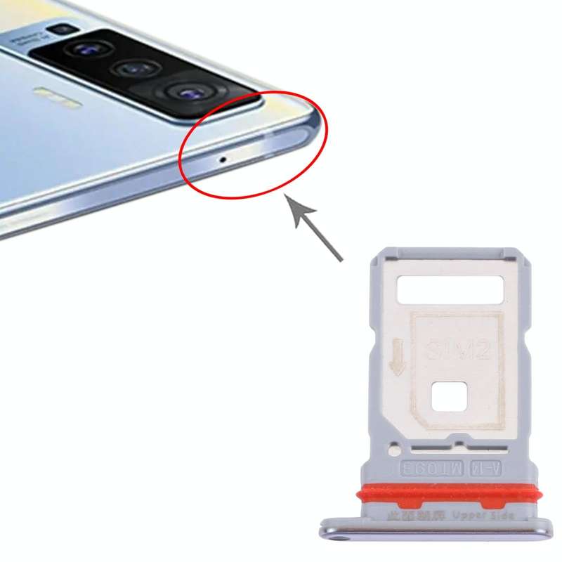 For vivo S9e SIM Card Tray + SIM Card Tray (White)