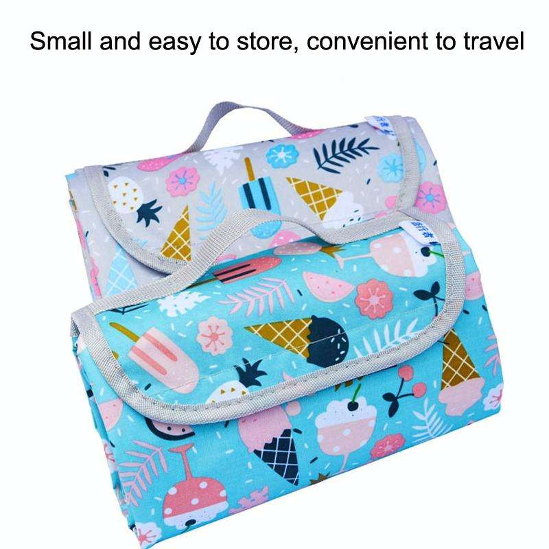 Spring Outing Portable Moisture-proof Picnic Mat Outdoor Tent Campground Mat, Size: 150x200cm(Blue)