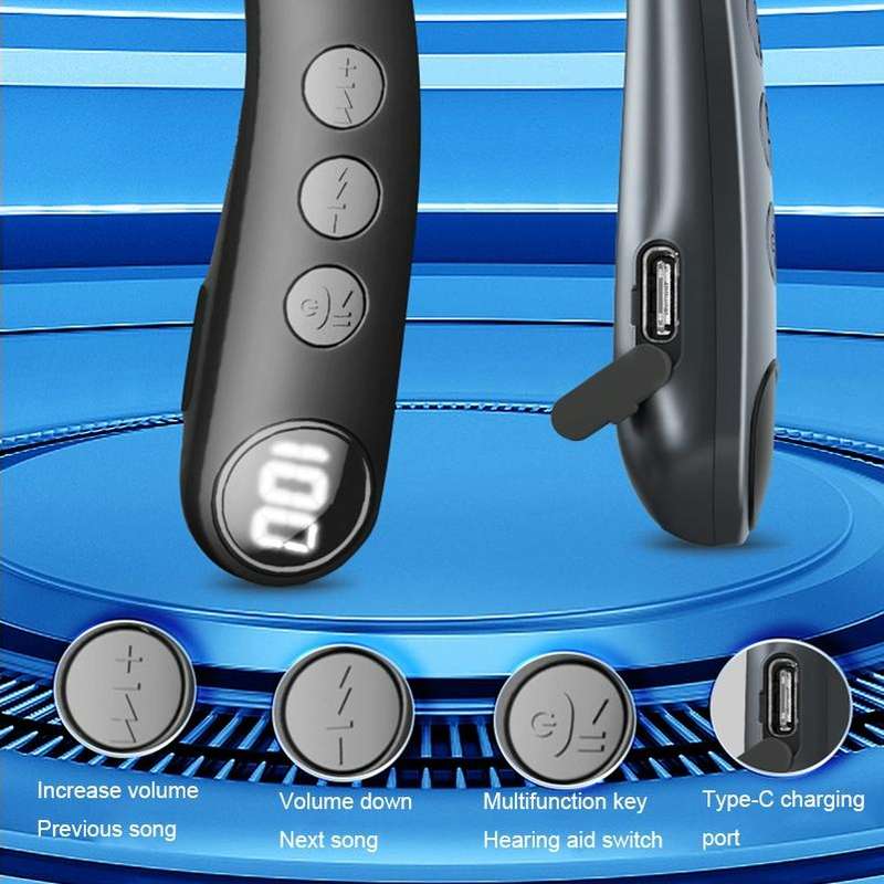 Z3 Free Multifunctional Multi-channel Digital Wireless Hearing Aids for the Elderly(Grey)