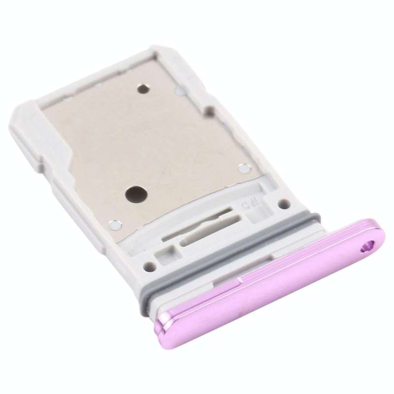For Samsung Galaxy S20 FE 5G SM-G781B SIM Card Tray + Micro SD Card Tray (Purple)