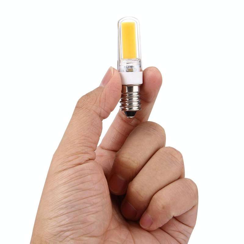 E14 3W 300LM COB LED Light , PC Material Dimmable for Halls / Office / Home, AC 220-240V(Warm White)