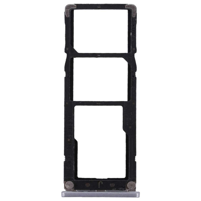 2 SIM Card Tray + Micro SD Card Tray for Xiaomi Redmi Note 5A(Grey)
