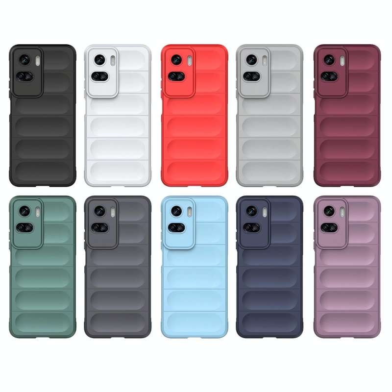 For Honor 90 Lite Magic Shield TPU + Flannel Phone Case(Light Blue)