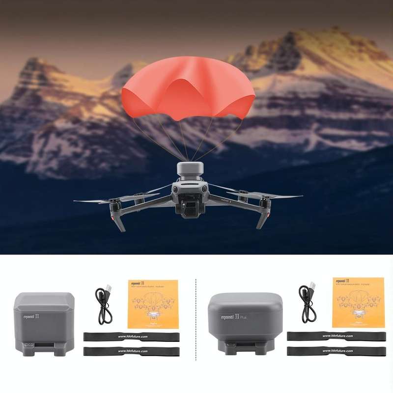 Manti 3 Parachute for DJI Mavic Air 2 / 2S / Mavic 3 Improve Safety