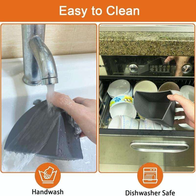 For Crockpot 6QT Slow Cooker Silicone Liners Divider Reusable Leak Proof Mats, Spec: Gray 3 Compa...
