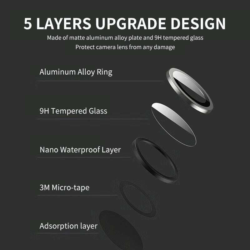 For HUAWEI P60 / P60 Pro / P60 Art ENKAY Hat-Prince 9H Rear Camera Lens Aluminium Alloy Tempered ...